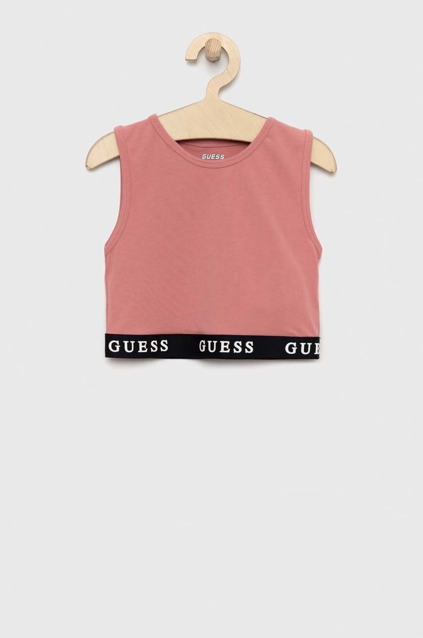 

Детский топ Guess цвет розовый