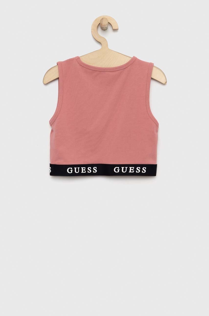 Детский топ Guess цвет розовый
