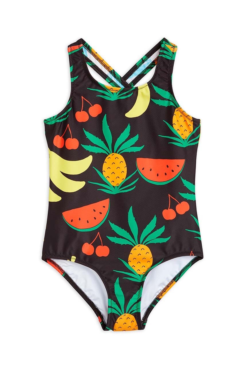 Mini rodini costum de baie dintr-o bucată pentru copii culoarea maro