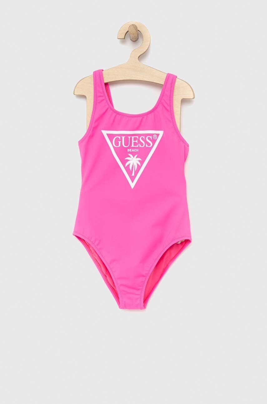 

Детский купальник Guess цвет розовый
