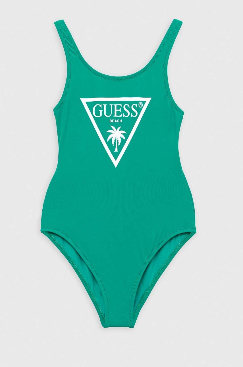 

Дитячий купальник Guess колір зелений