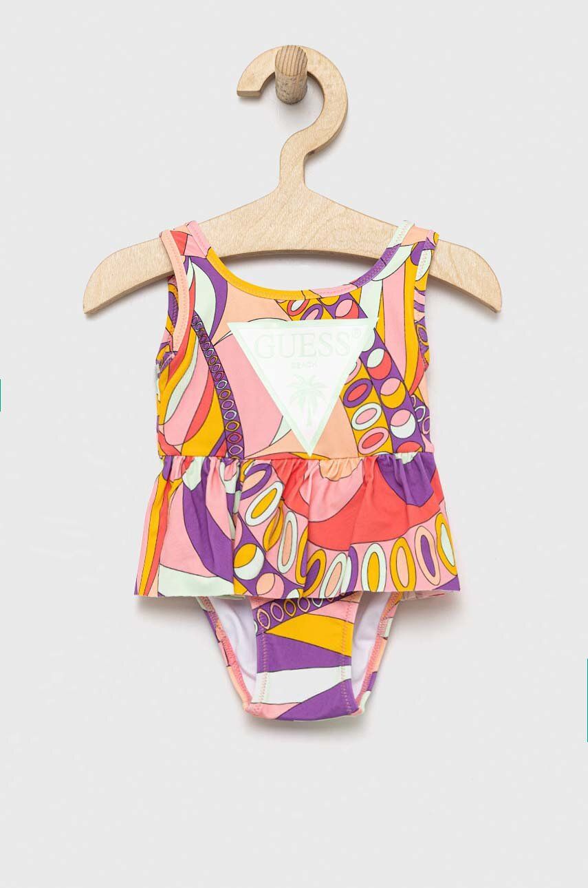 E-shop Jednodílné plavky pro miminko Guess