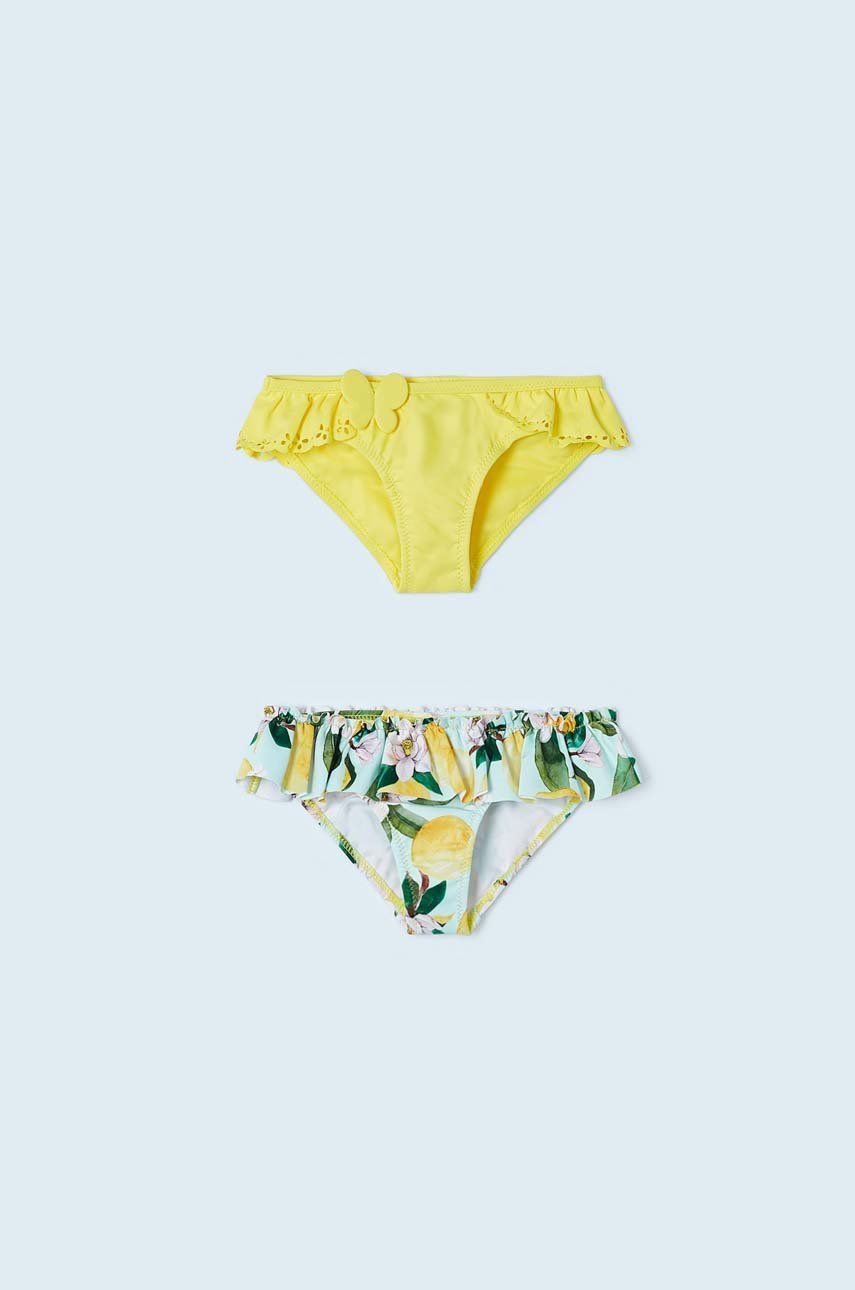 E-shop Dětské plavkové kalhotky Mayoral 2-pack žlutá barva