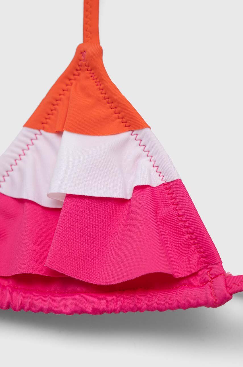 United Colors Of Benetton Costum De Baie Pentru Copii Din Două Piese Culoarea Roz