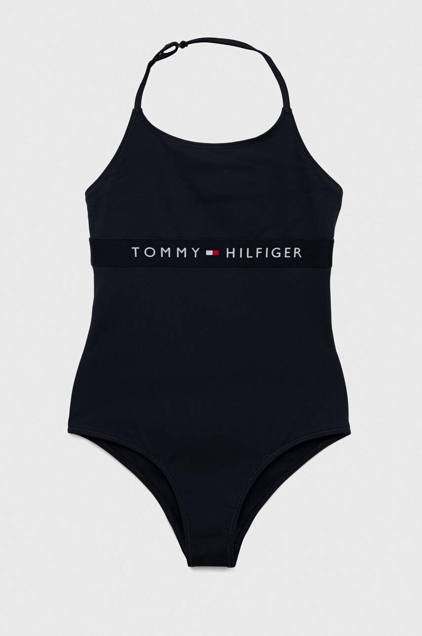 

Детски цял бански Tommy Hilfiger в тъмносиньо, Тъмносин