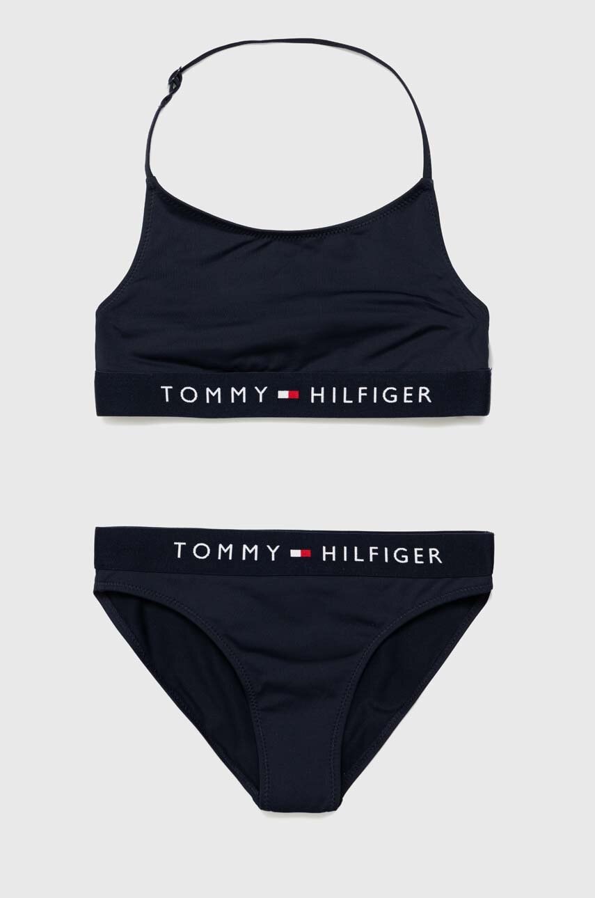 

Детски бански от две части Tommy Hilfiger в тъмносиньо, Тъмносин