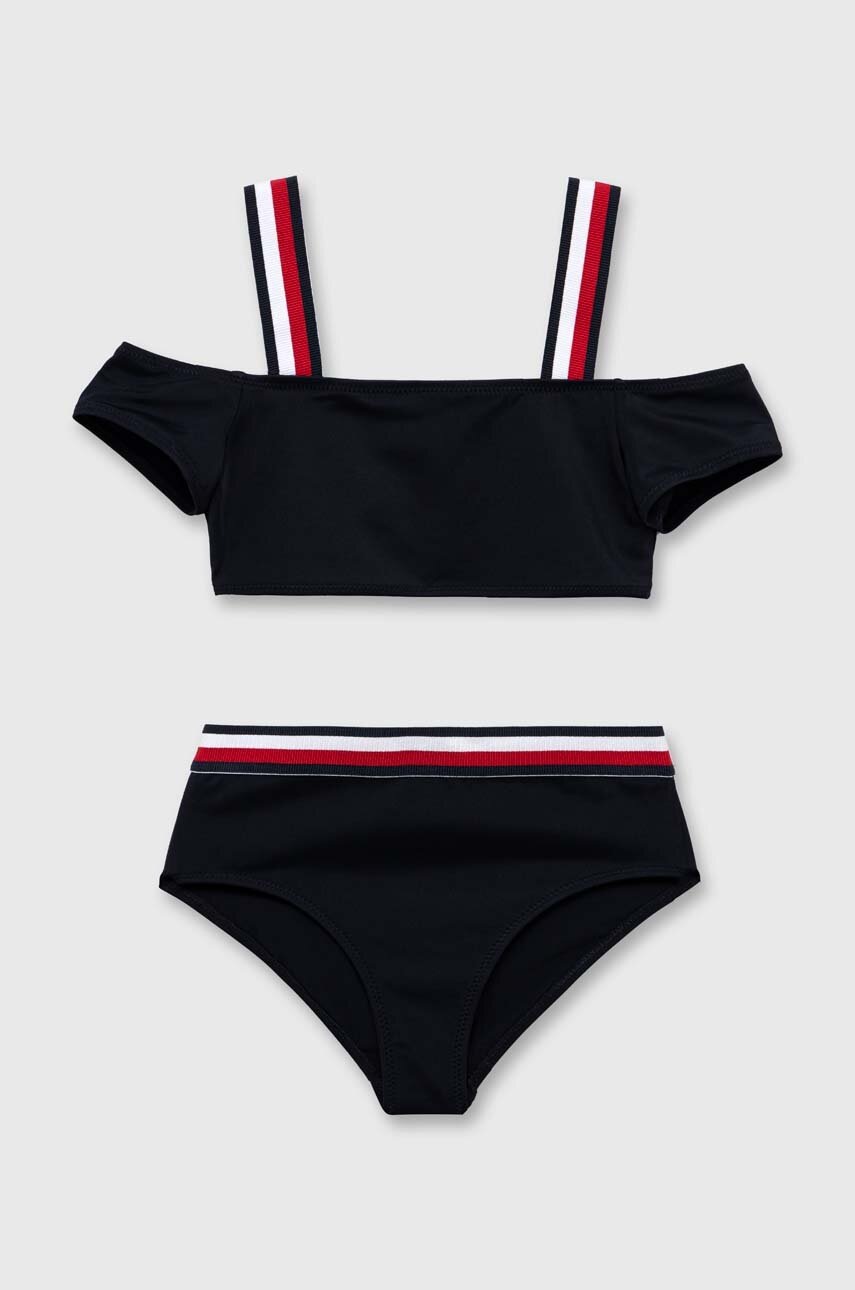 

Детски бански от две части Tommy Hilfiger в тъмносиньо, Тъмносин