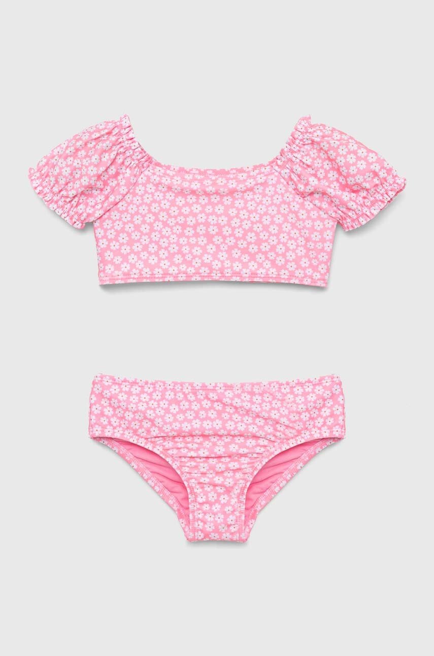 GAP costum de baie pentru copii din două piese culoarea roz