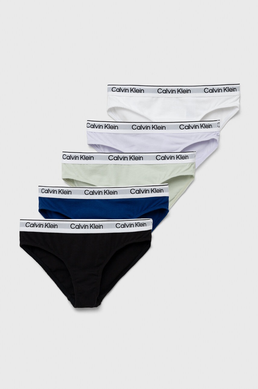 

Детски бикини Calvin Klein Underwear (5 броя) в сиво, Сив