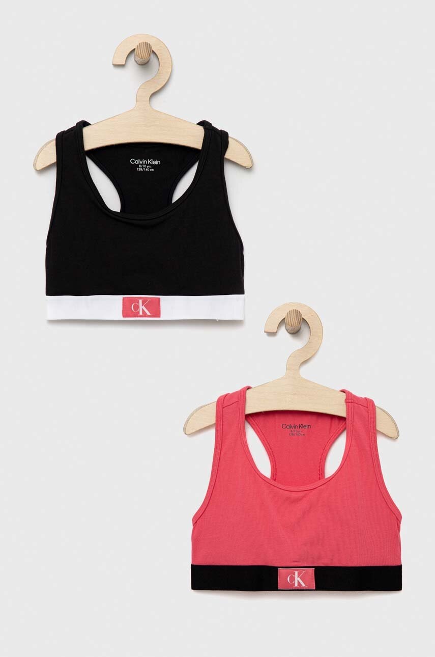 

Детски сутиен Calvin Klein Underwear (2 броя) в розово, Розов