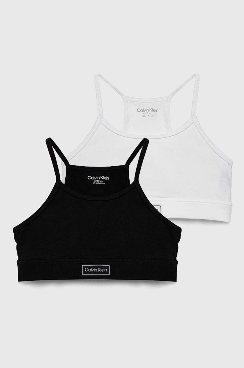 

Детски сутиен Calvin Klein Underwear (2 броя) в черно, Черен
