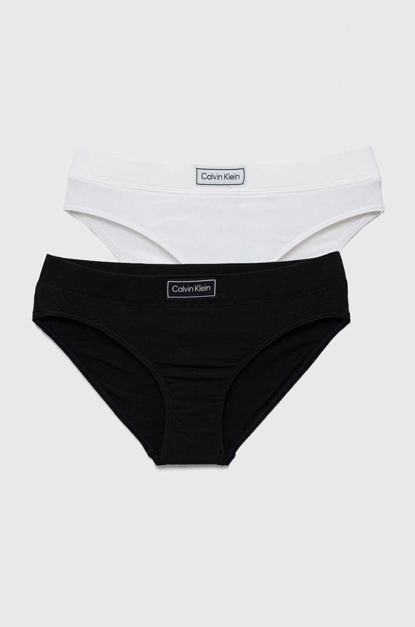 

Детски бикини Calvin Klein Underwear (2 броя) в черно, Черен