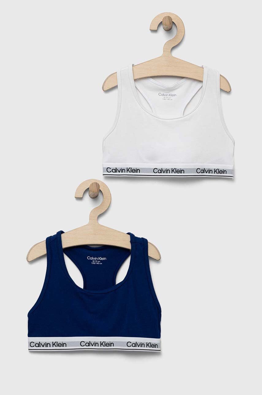

Детски сутиен Calvin Klein Underwear (2 броя) в тъмносиньо, Тъмносин