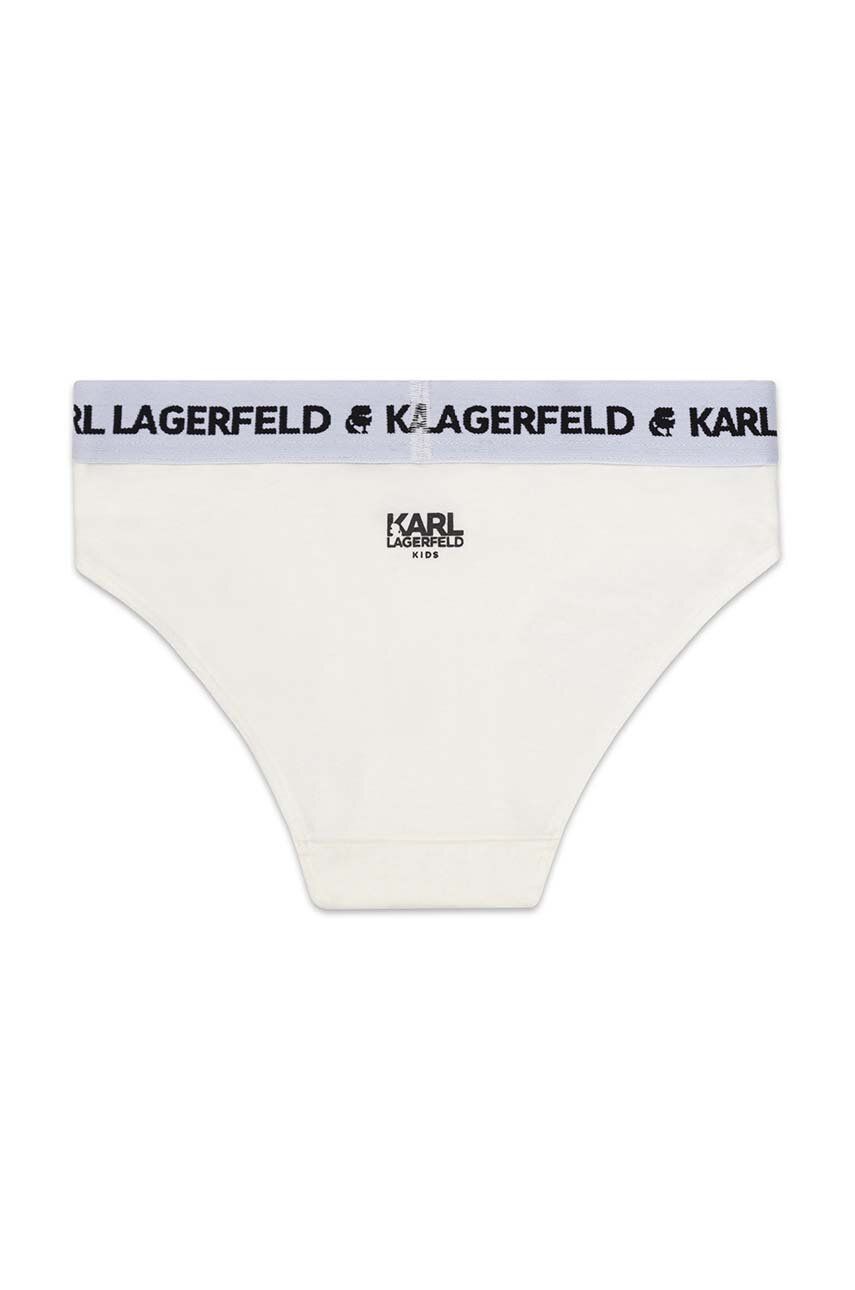 Karl Lagerfeld Chiloti Copii 2-pack Culoarea Alb