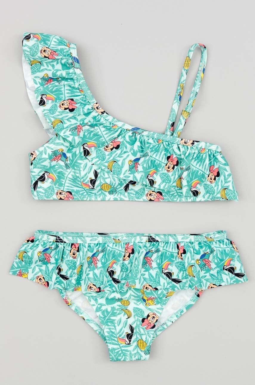 Zippy costum de baie pentru copii din două piese culoarea turcoaz