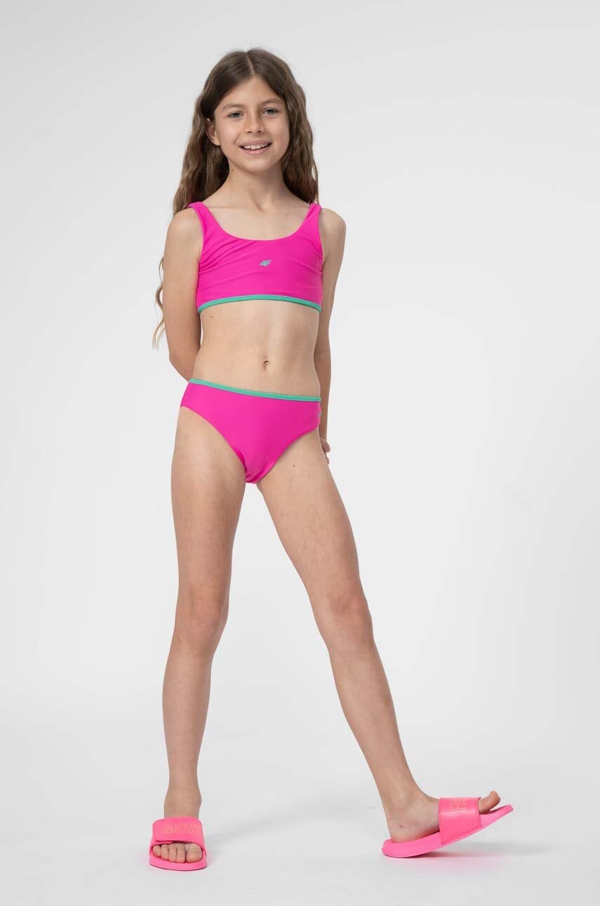 Детский раздельный купальник 4F F009 цвет фиолетовый Детский раздельный купальник 4F F009 цвет фиолетовый