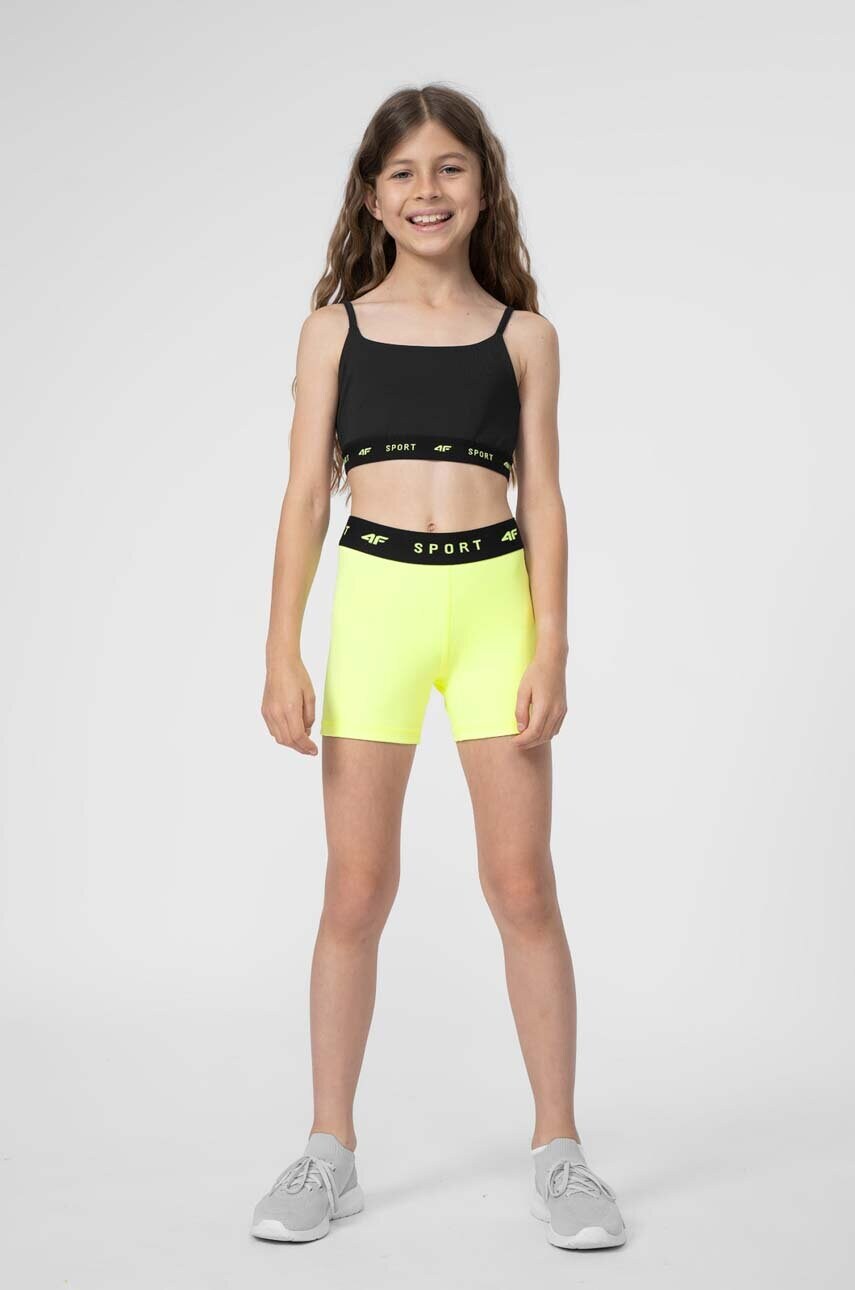 4f sutien sport fete f038 culoarea negru