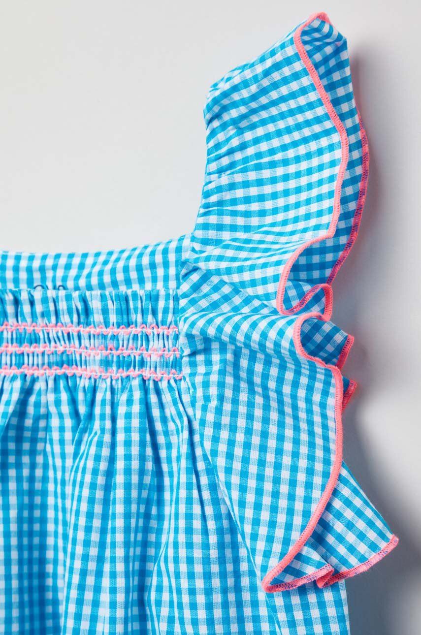 OVS Pijamale De Bumbac Pentru Copii Culoarea Turcoaz, Modelator