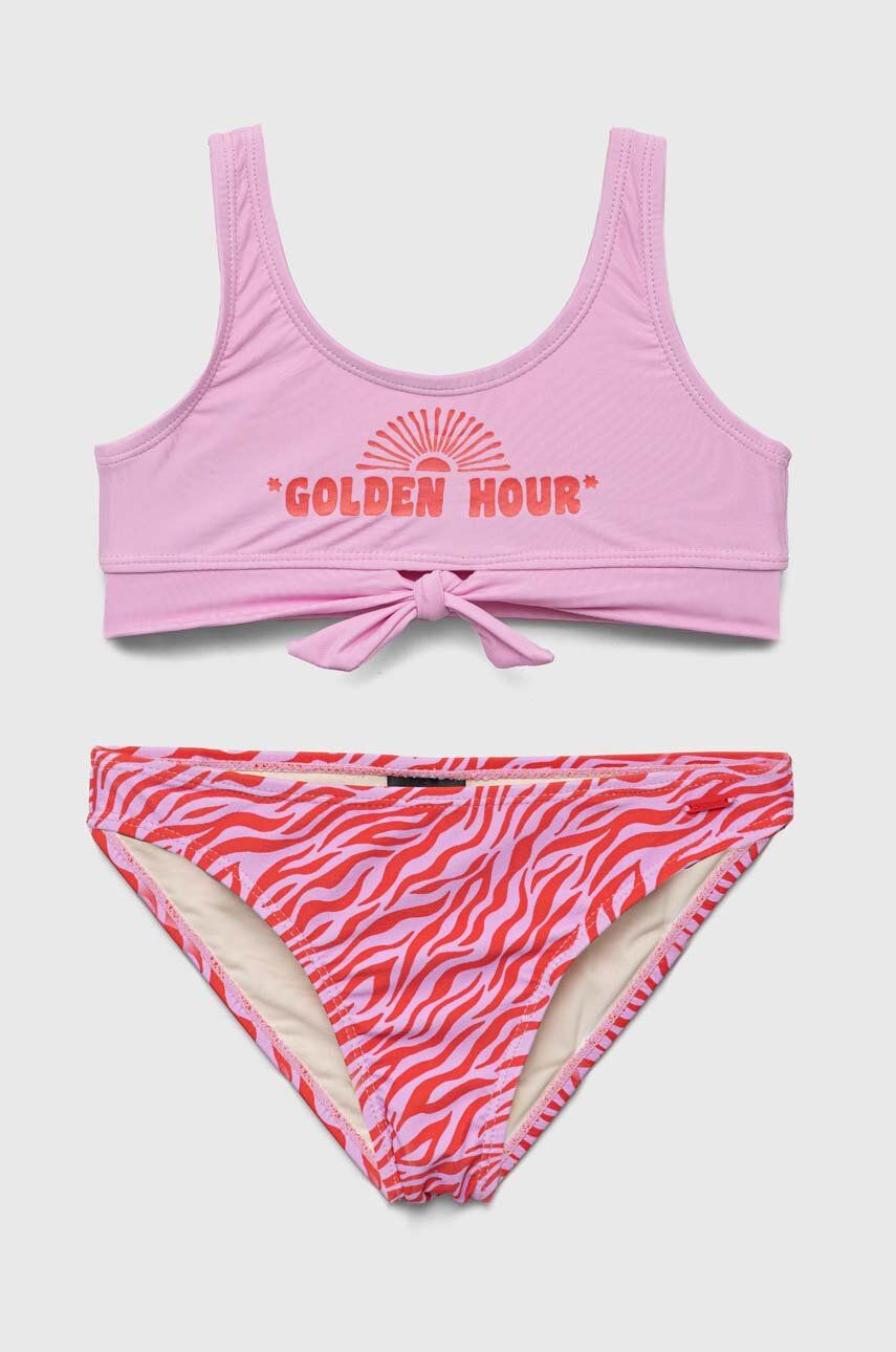 E-shop Dvoudílné dětské plavky Protest PRTNAOM JR růžová barva
