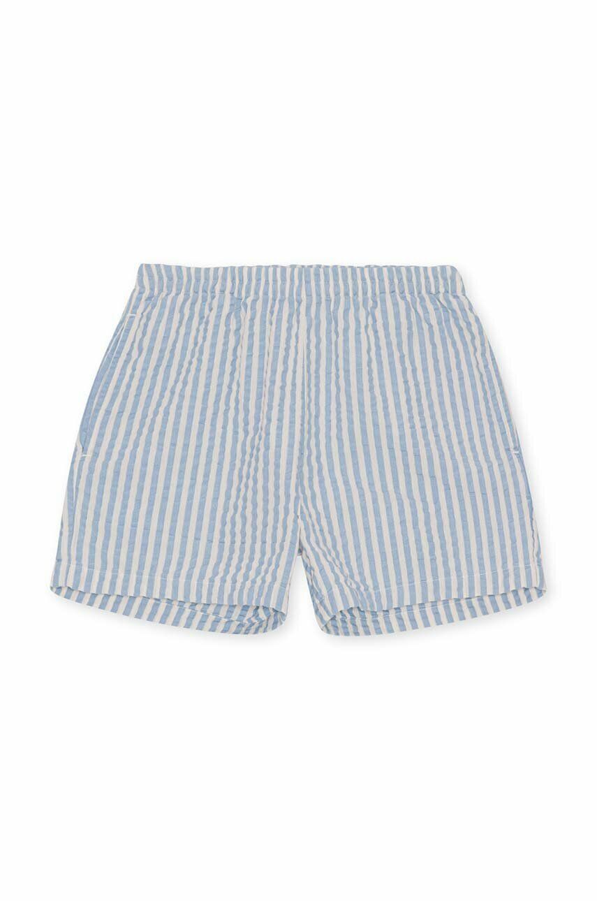Dětské pyžamové šortky Konges Sløjd - modrá -  100 % Organická bavlna