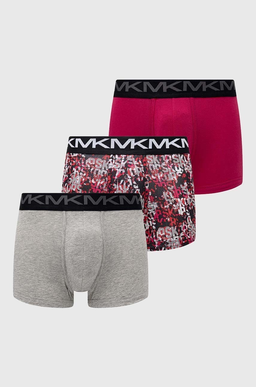 

Боксеры Michael Kors 3 шт мужские цвет розовый