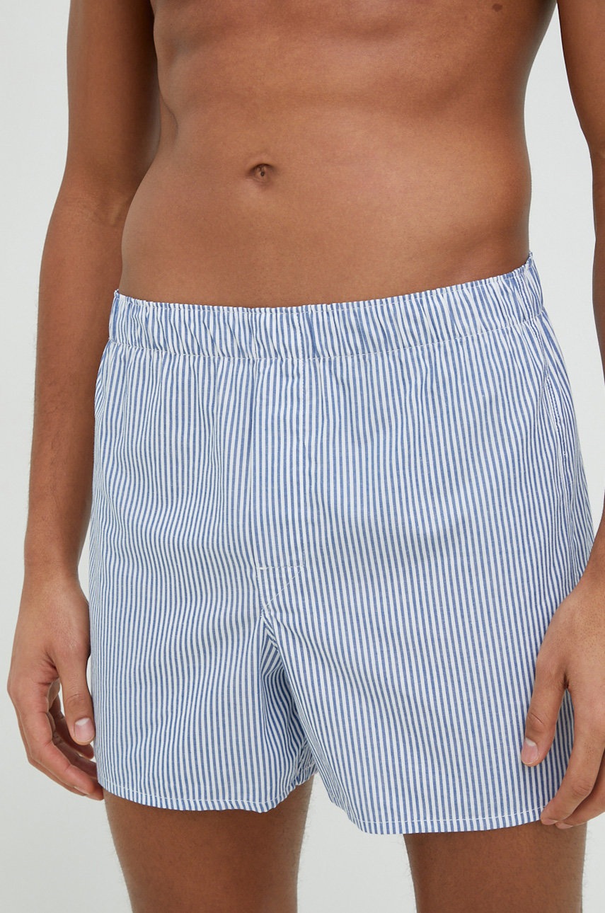 

Памучни боксерки GAP (3 чифта) в синьо, Син