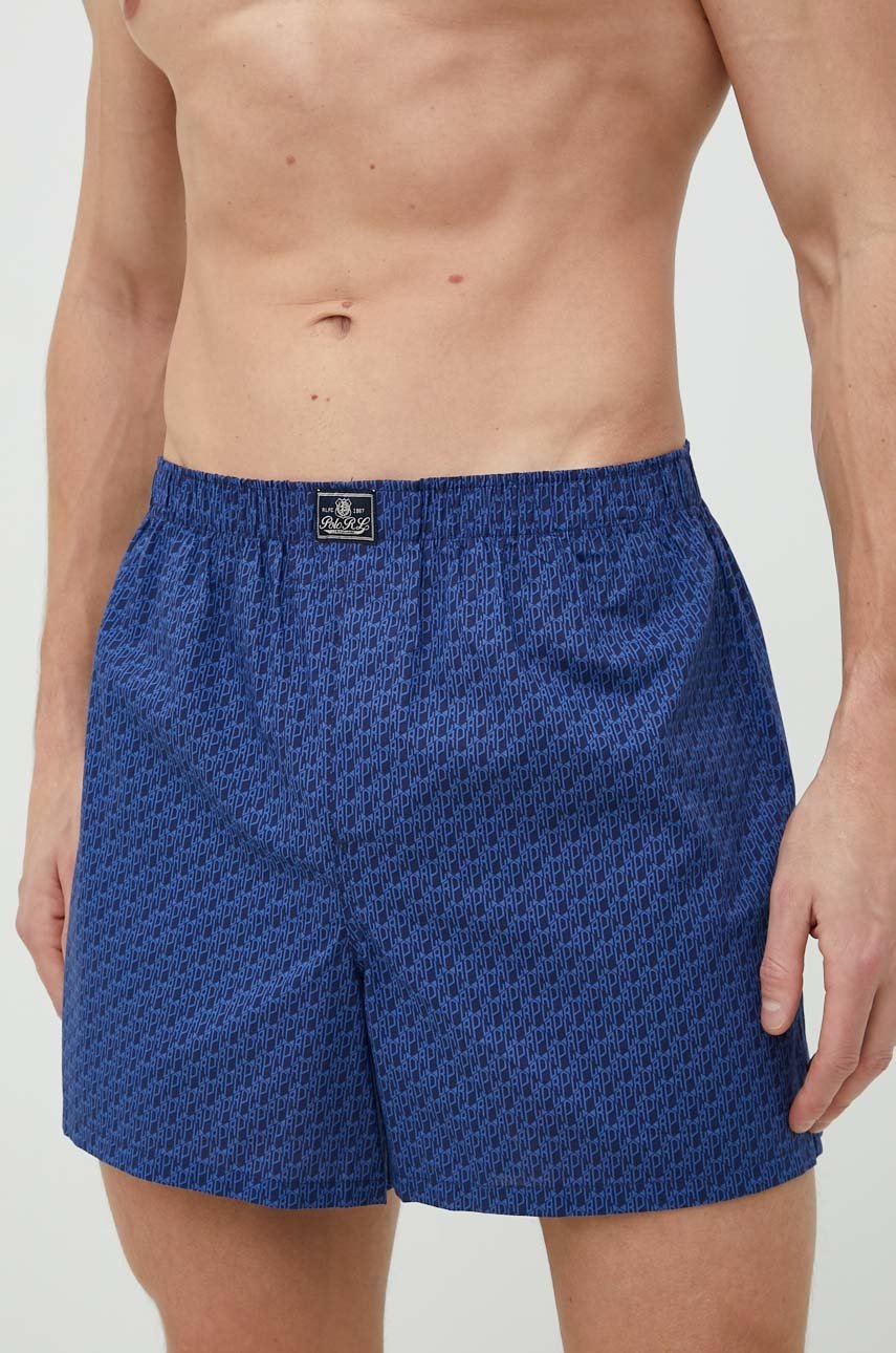 

Хлопковые боксёры Polo Ralph Lauren 3 шт цвет синий