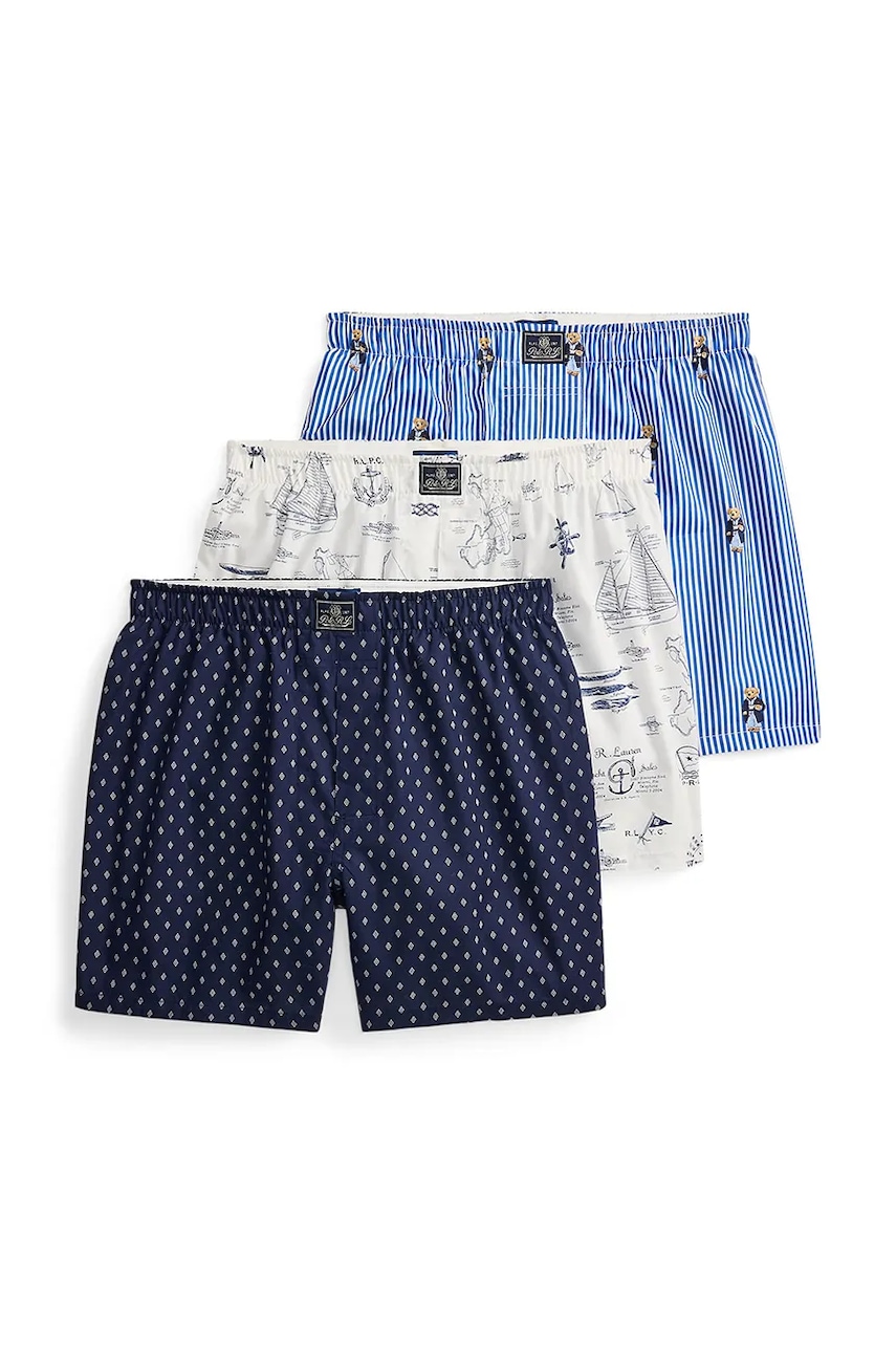 Levně Polo Ralph Lauren boxerky pánské bavlněné 3-pack