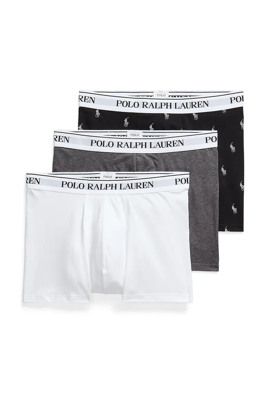 Боксеры Polo Ralph Lauren 3 шт мужские цвет серый 714830299 Боксеры Polo Ralph Lauren 3 шт мужские цвет серый 714830299