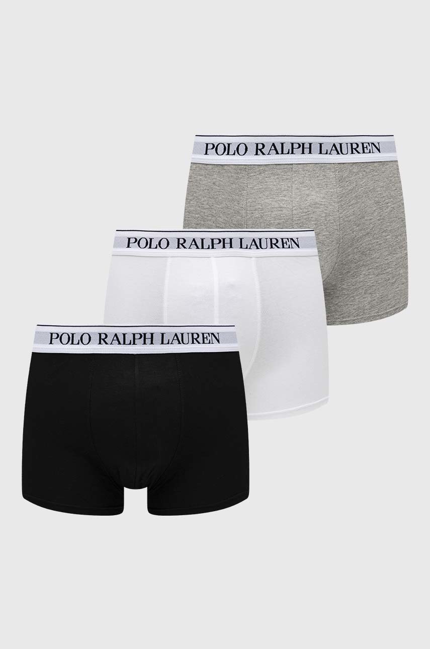 

Боксери Polo Ralph Lauren 3-pack чоловічі колір сірий