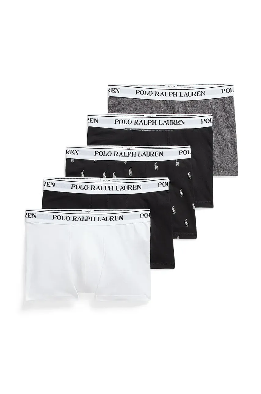 Боксеры Polo Ralph Lauren 5 шт мужские цвет серый 714864292 Боксеры Polo Ralph Lauren 5 шт мужские цвет серый 714864292