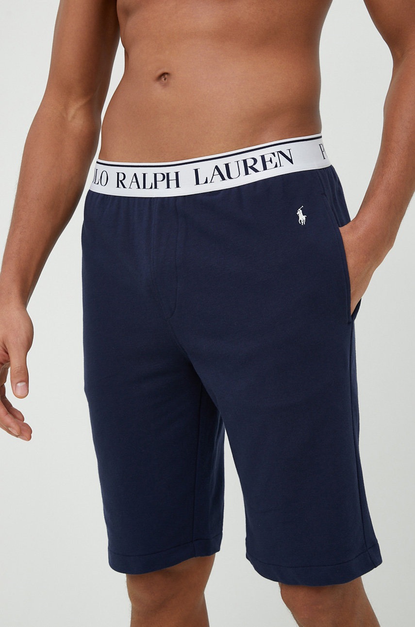 

Піжамні шорти Polo Ralph Lauren чоловічі колір синій однотонна