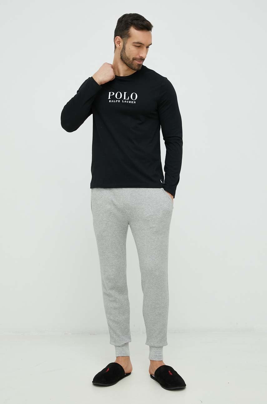 Bavlnené tričko s dlhým rukávom Polo Ralph Lauren
