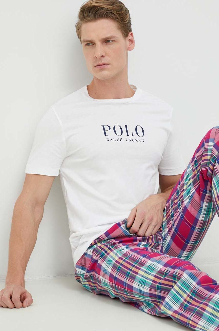 

Хлопковая пижама Polo Ralph Lauren узор