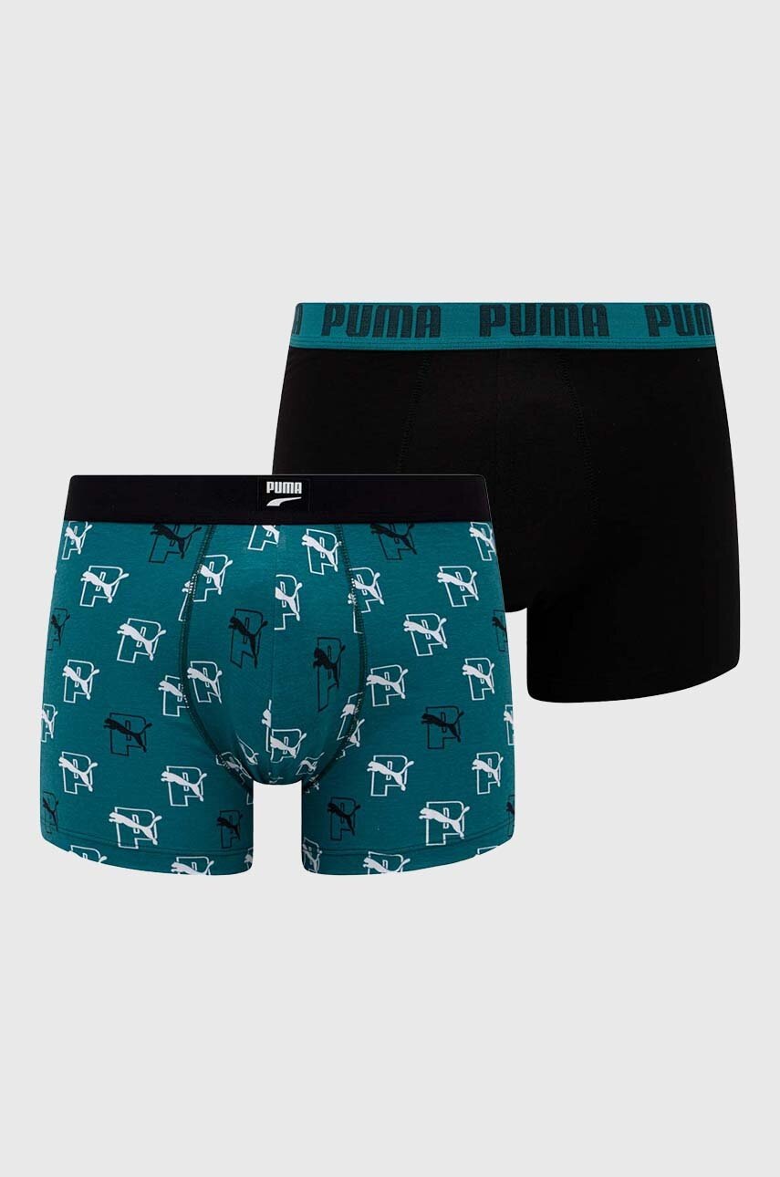 

Боксеры Puma 2 шт мужские цвет зелёный