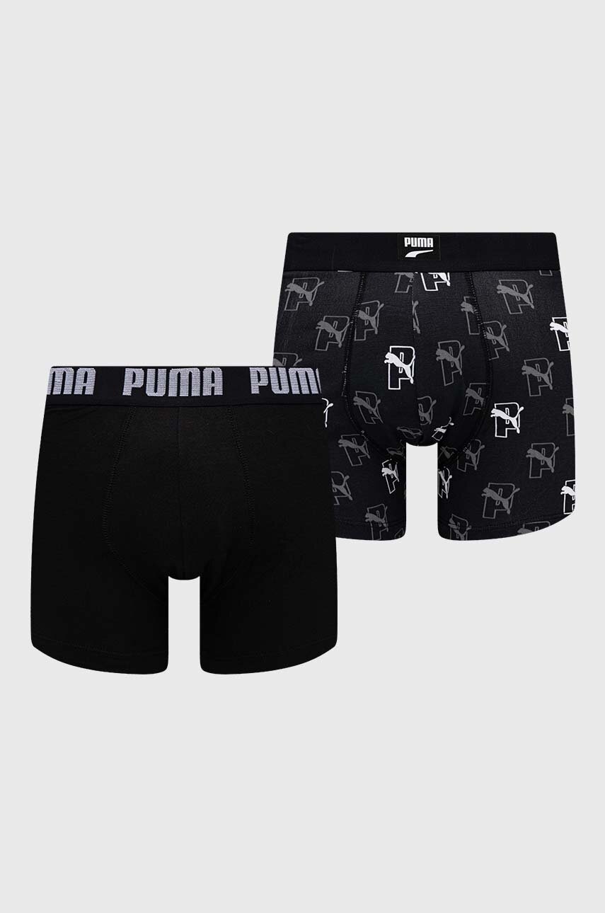 

Боксеры Puma 2 шт мужские цвет чёрный