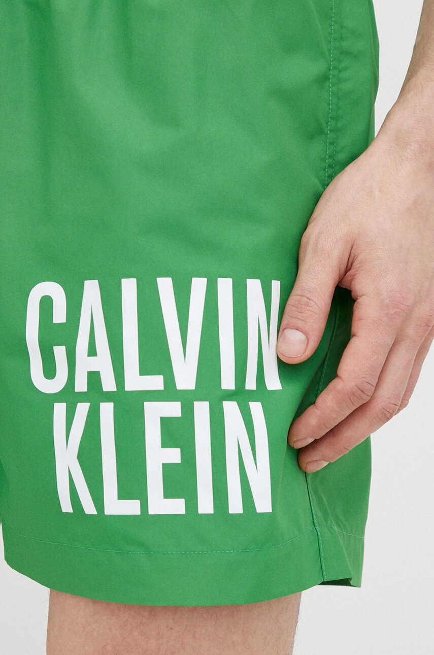 Σορτς κολύμβησης Calvin Klein χρώμα: πράσινο