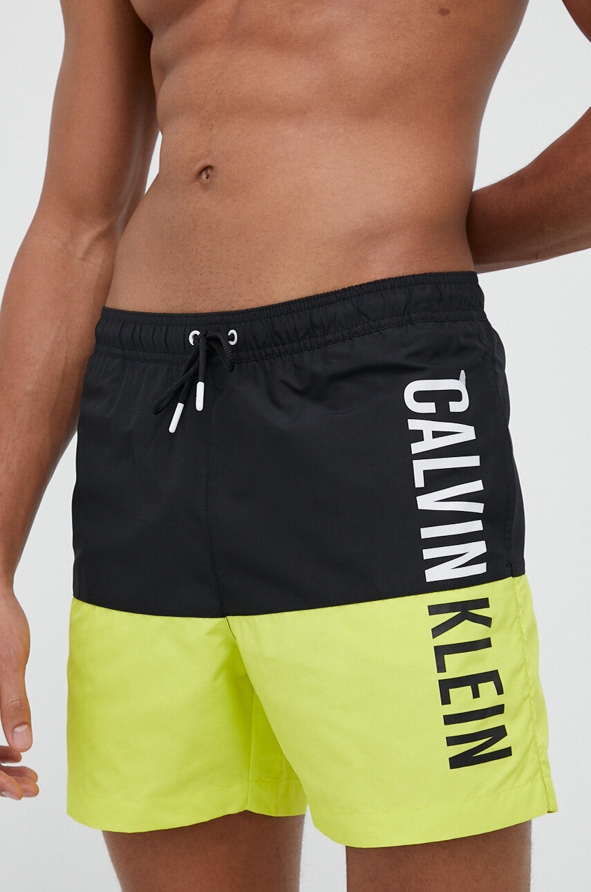 

Плувни шорти Calvin Klein в зелено, Зелен