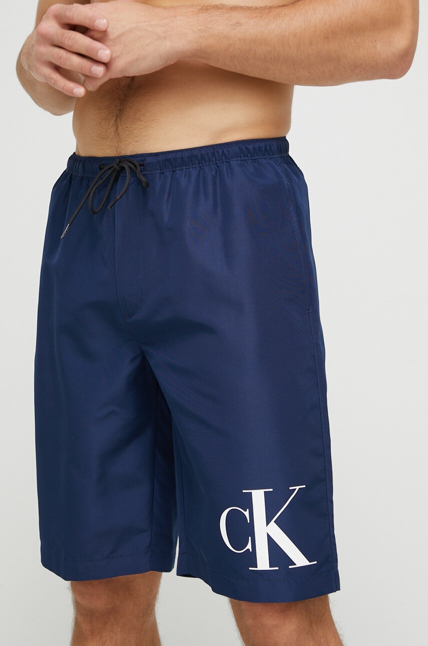 

Плувни шорти Calvin Klein в тъмносиньо, Тъмносин