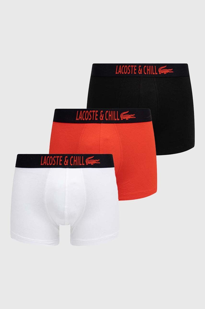 Lacoste boxeri x Netflix 3-pack barbati, culoarea negru 5H6421-G54