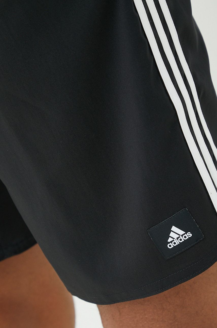 Σορτς κολύμβησης adidas Performance 3-Stripes CLX 3-Stripes CLX χρώμα: μαύρο HT4358