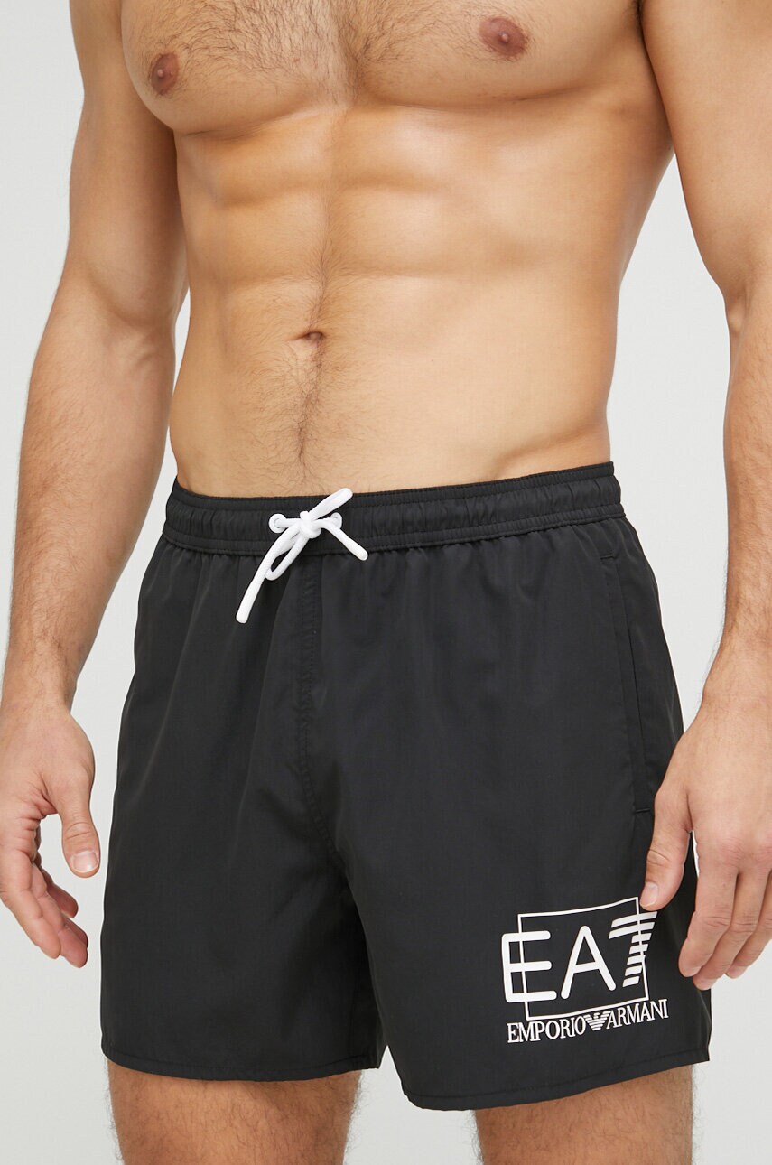 

Купальные шорты EA7 Emporio Armani цвет чёрный