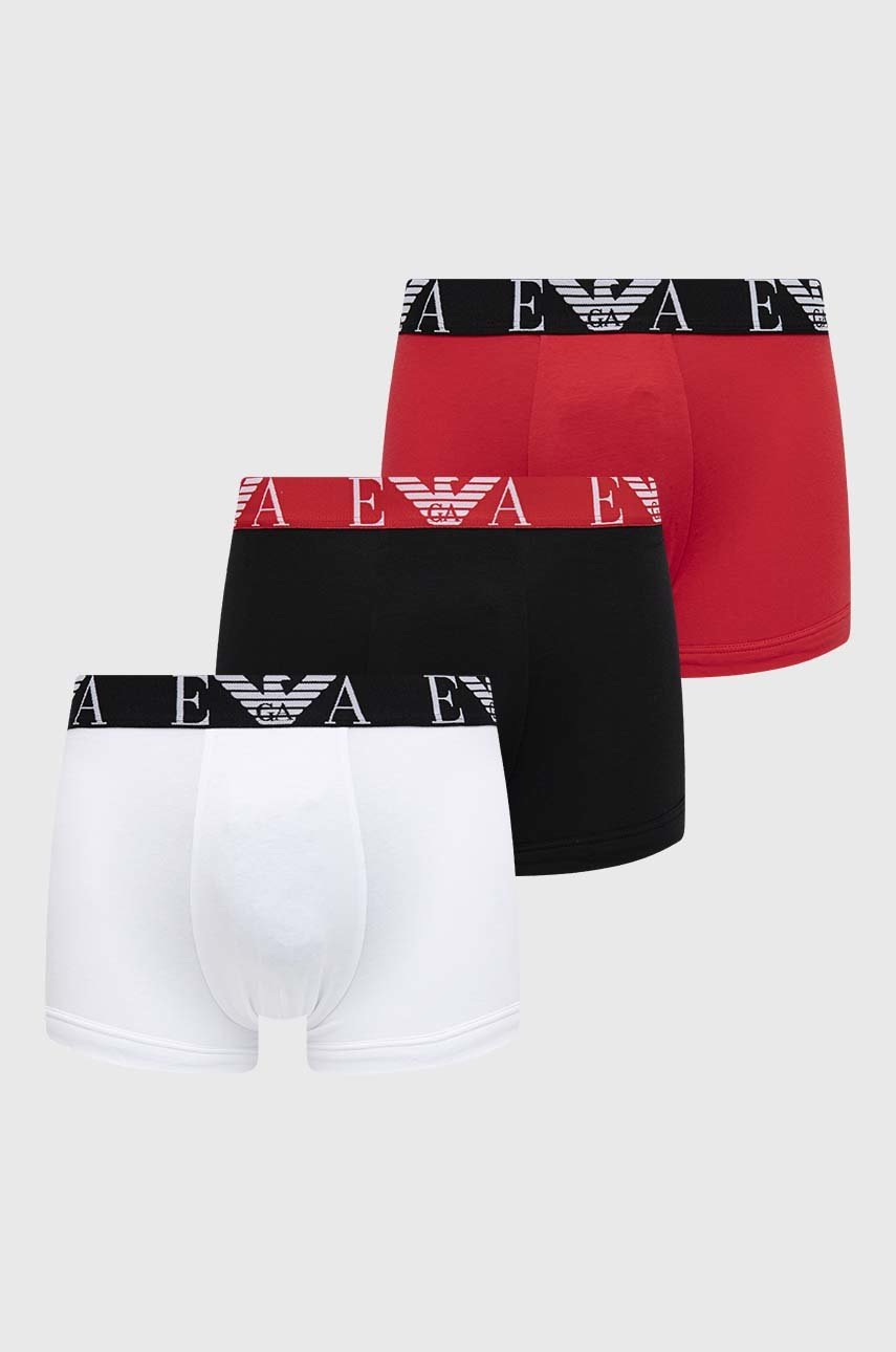 

Боксеры Emporio Armani Underwear 3 шт мужские цвет красный