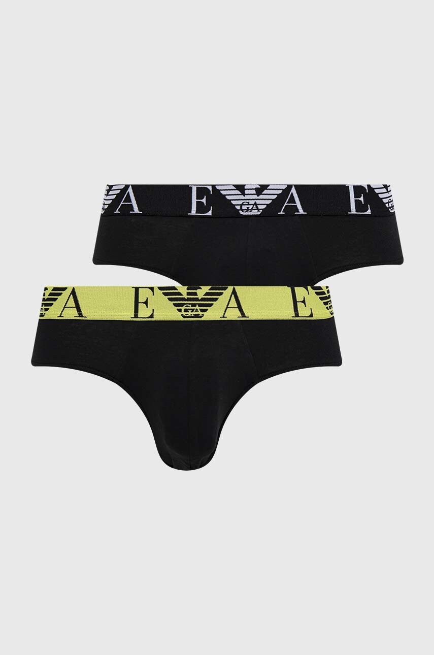 

Слипове Emporio Armani Underwear в черно, Черен