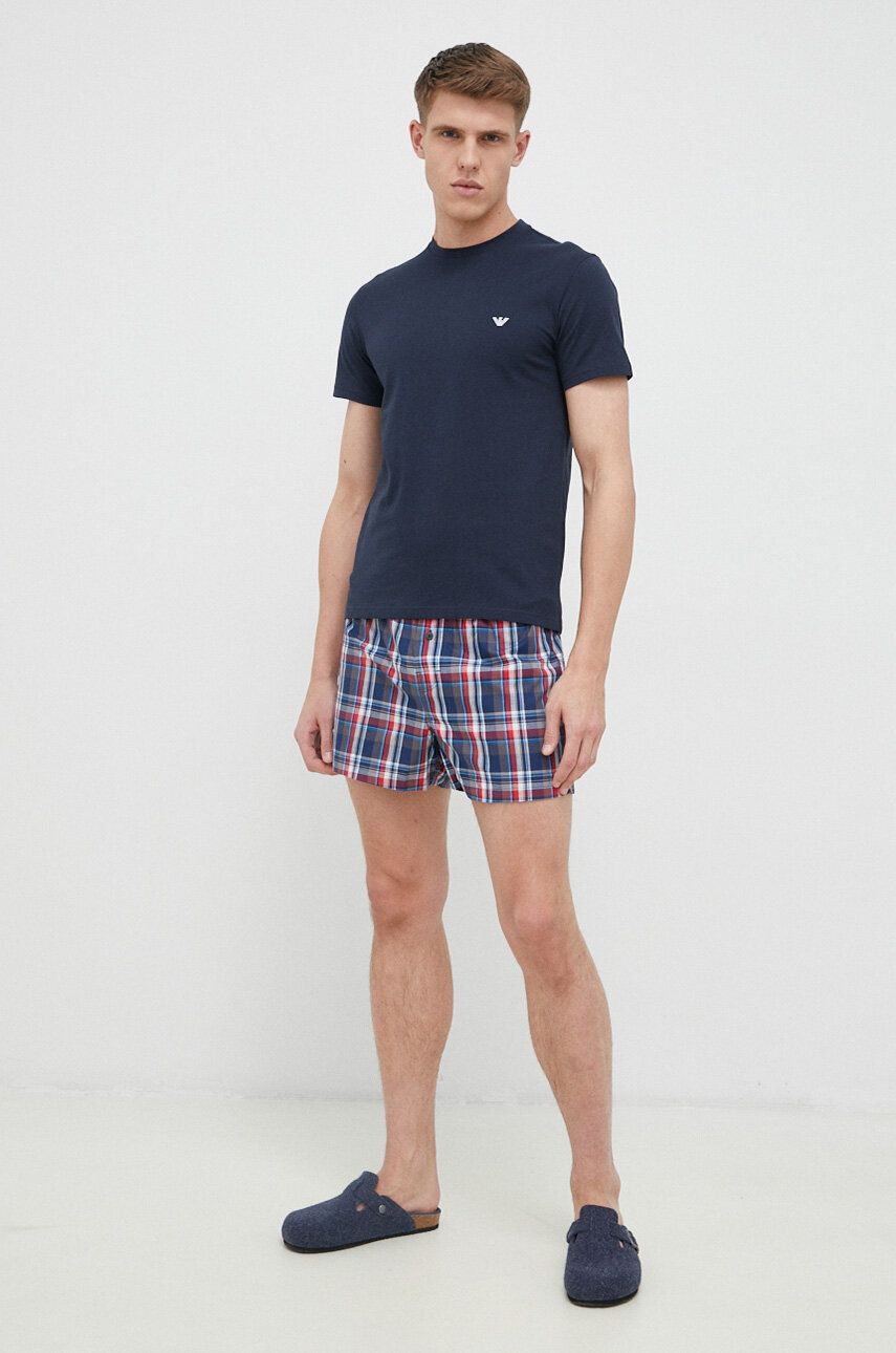 Pyžamo Emporio Armani Underwear pánska, vzorovaná