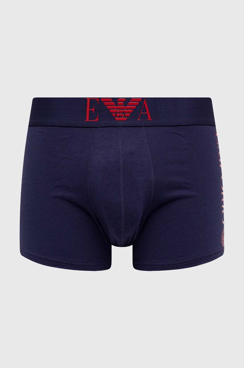 Emporio Armani Underwear Boxeri Barbati, Culoarea Albastru Marin