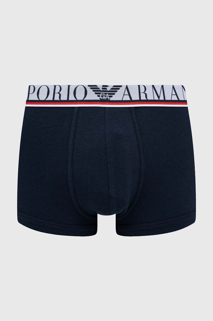 Levně Boxerky Emporio Armani Underwear pánské, tmavomodrá barva