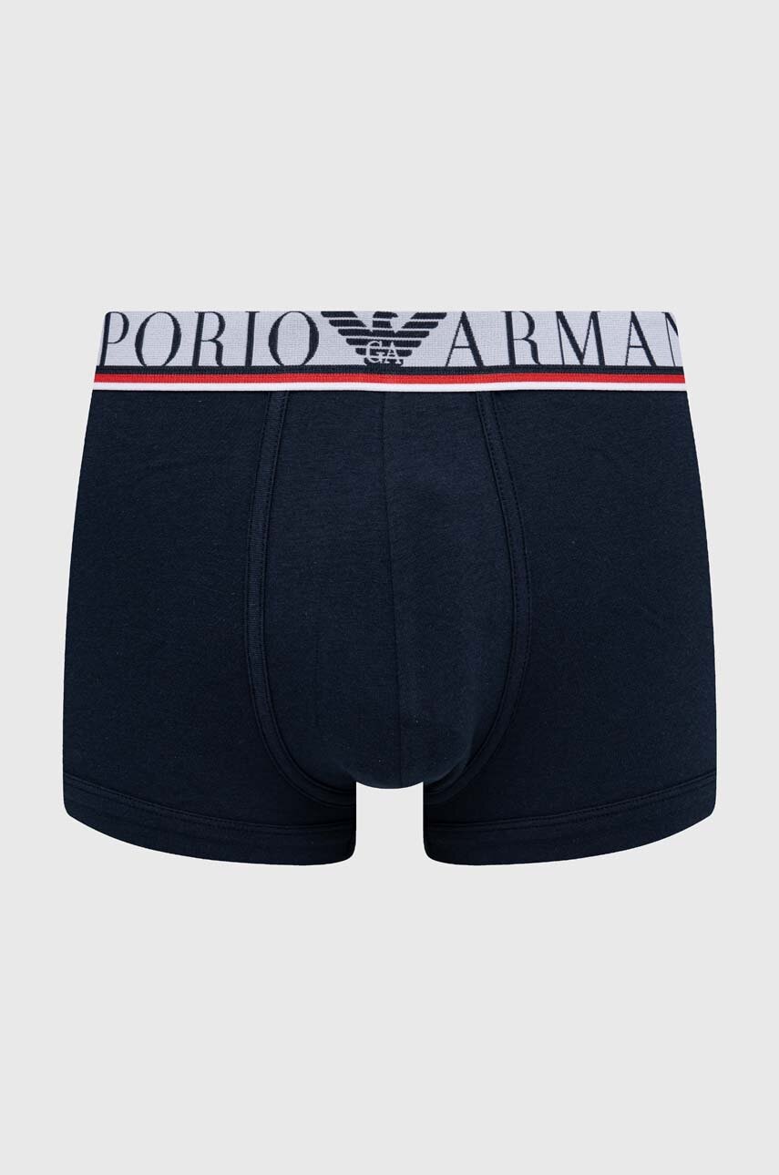 Boxerky Emporio Armani Underwear pánské, tmavomodrá barva