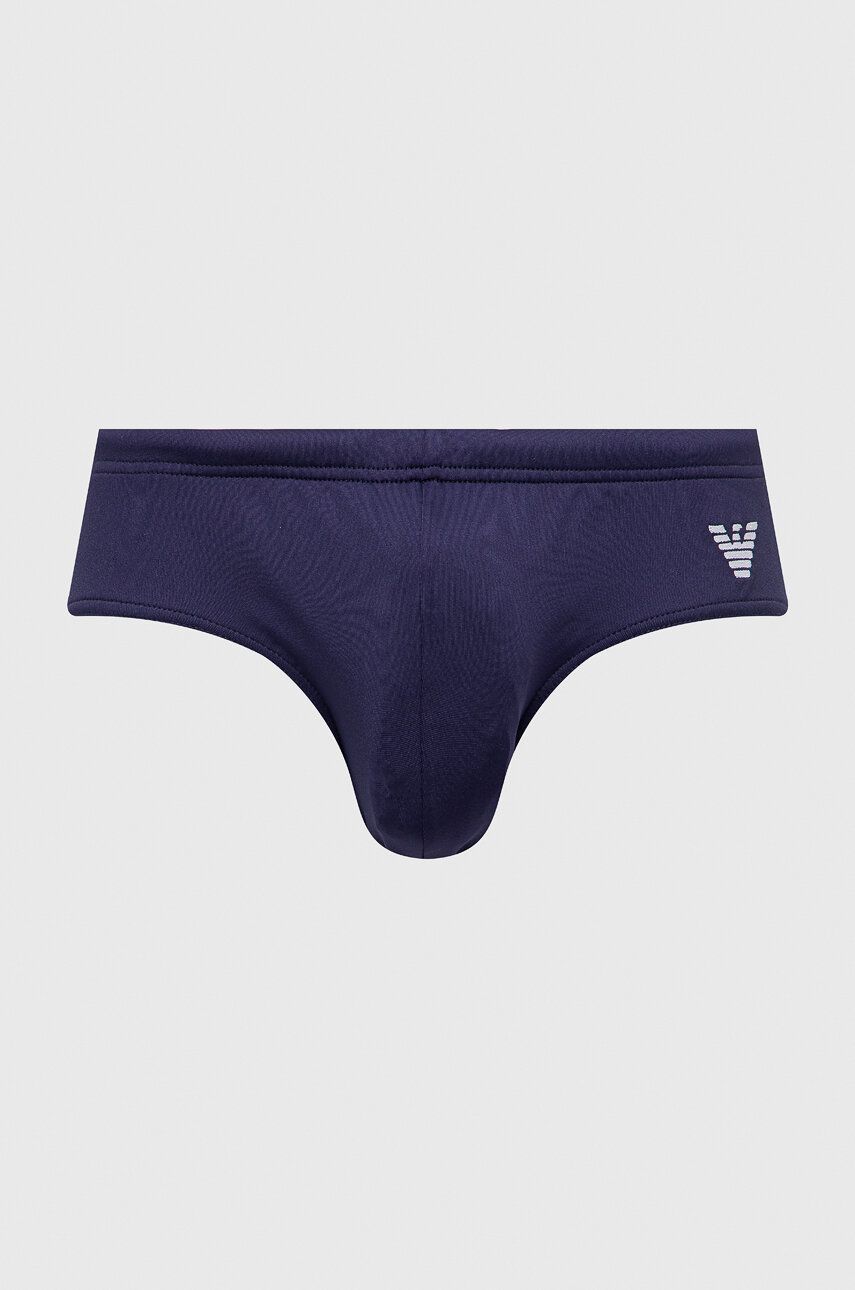 Emporio Armani Underwear costum de baie culoarea albastru marin