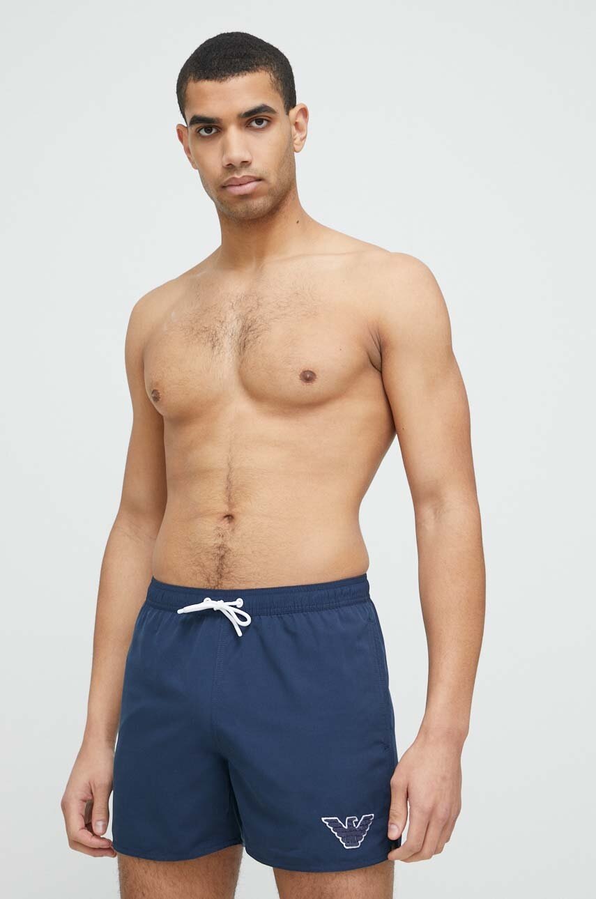 

Плувни шорти Emporio Armani Underwear в тъмносиньо, Тъмносин